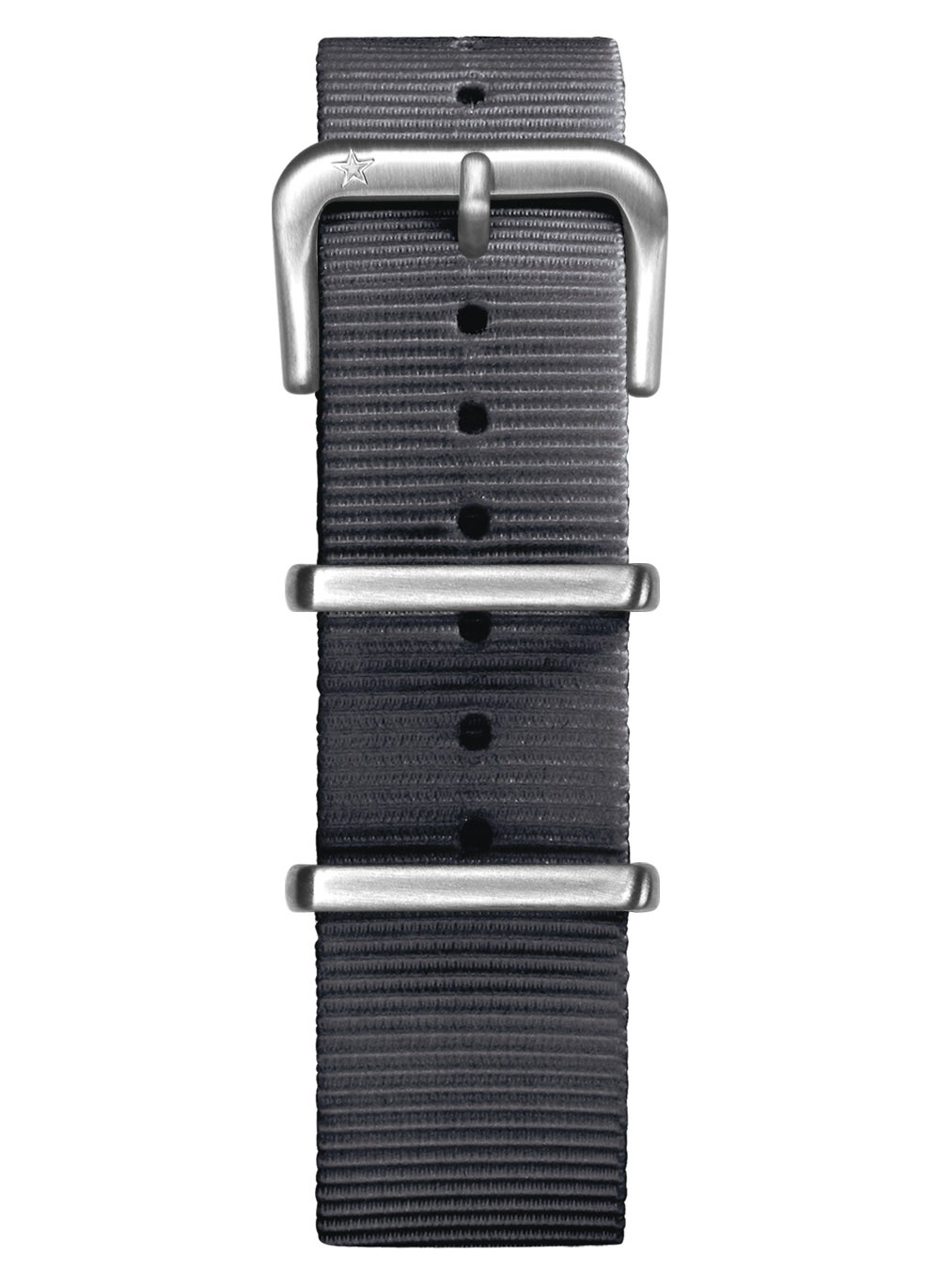 Nato Nylon Anthracite 20 mm OXYGEN WATCH