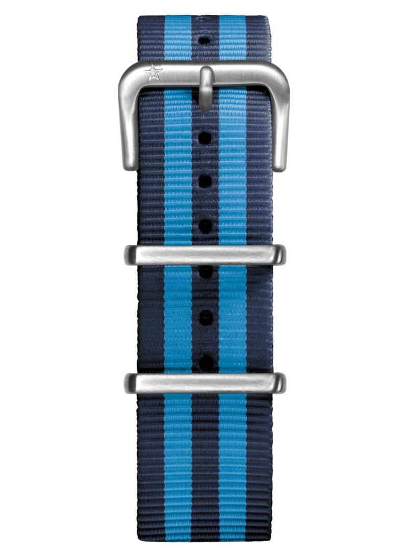 Nato Nylon Marine / Turquoise 20 mm