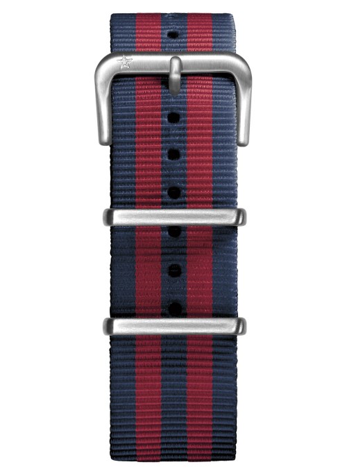 Nato Nylon Navy / Red 22 mm