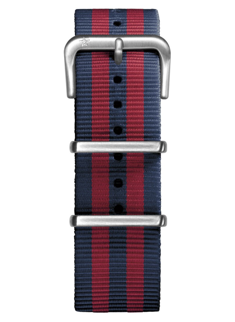 Nato Nylon Navy / Red 22 mm