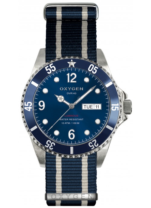 Diver 40 Atlantic Navy ivory Navy Strap