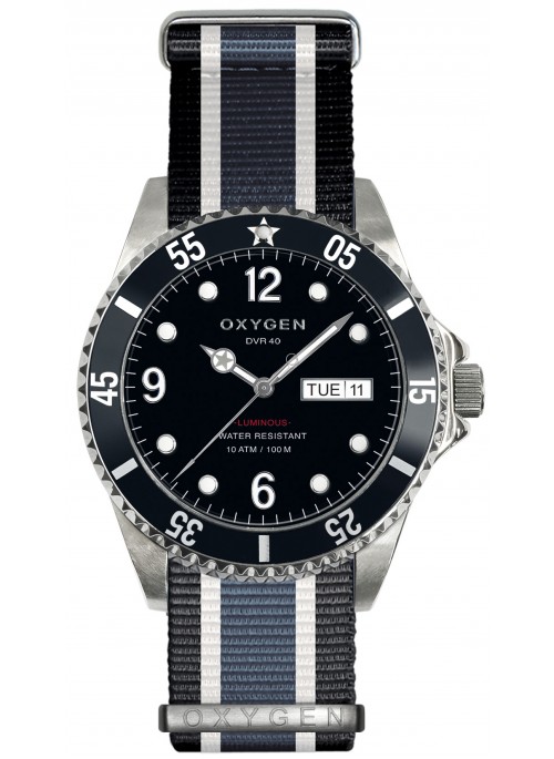 Diver 40 Moby Dick Black Ivory Jean Strap