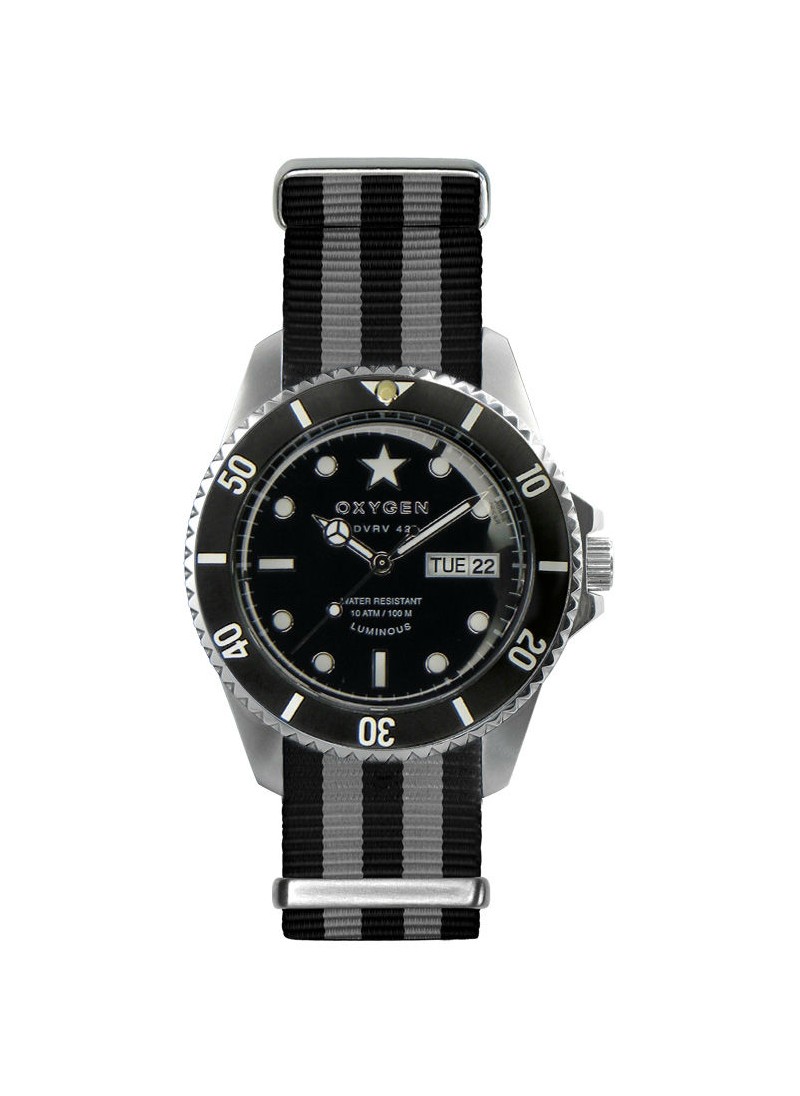 Diver Vintage 42 Cigar Black Ivory Black Strap