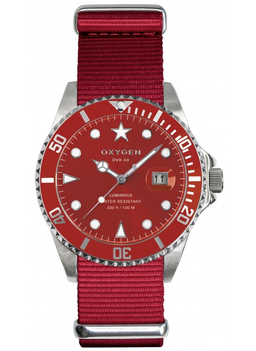 Diver 40 Shangai Bracelet Rouge