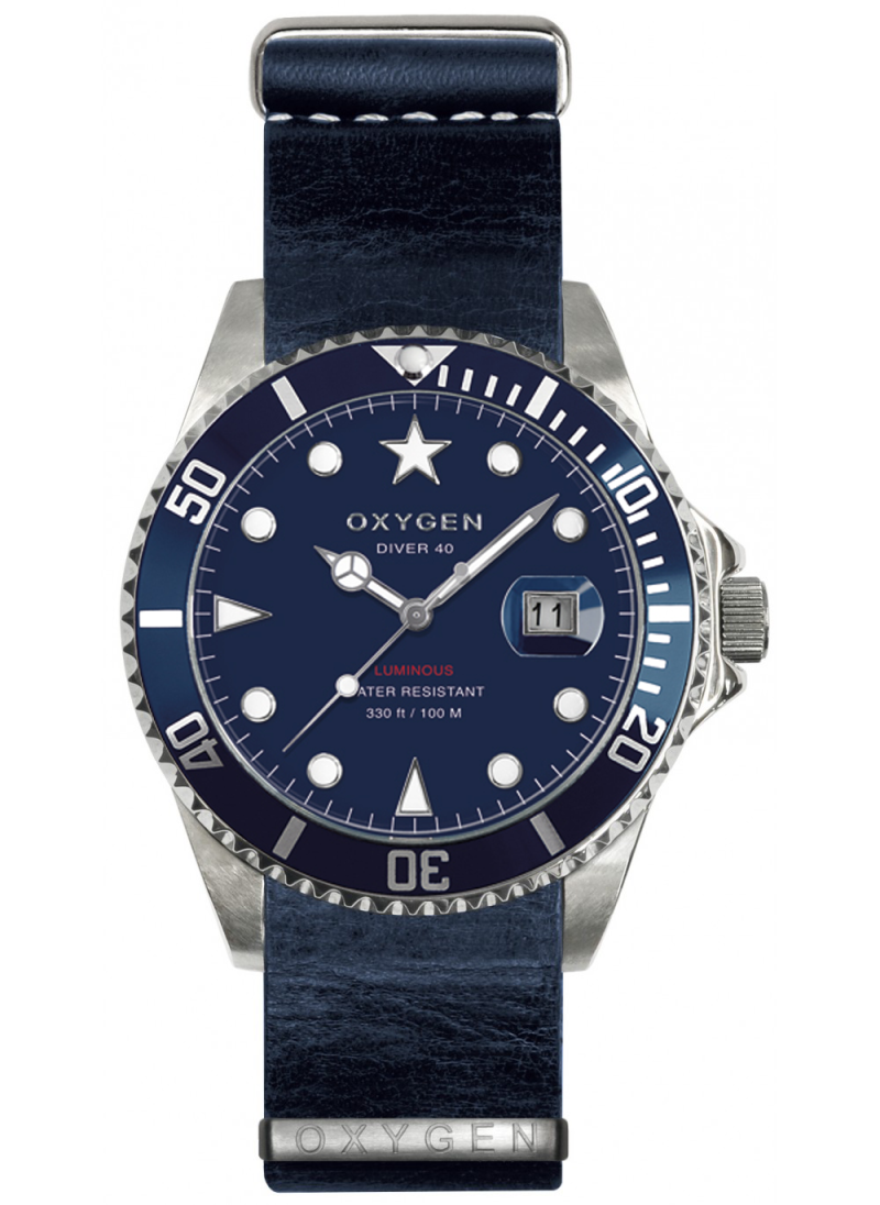 Diver 40 Atlantic Navy Strap